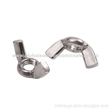 DIN315 Wing Nuts, from China Manufacturer, Made of Stainless Steel, Carbon Steel